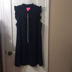Lilly Pulitzer Adalee Shift Dress- navy